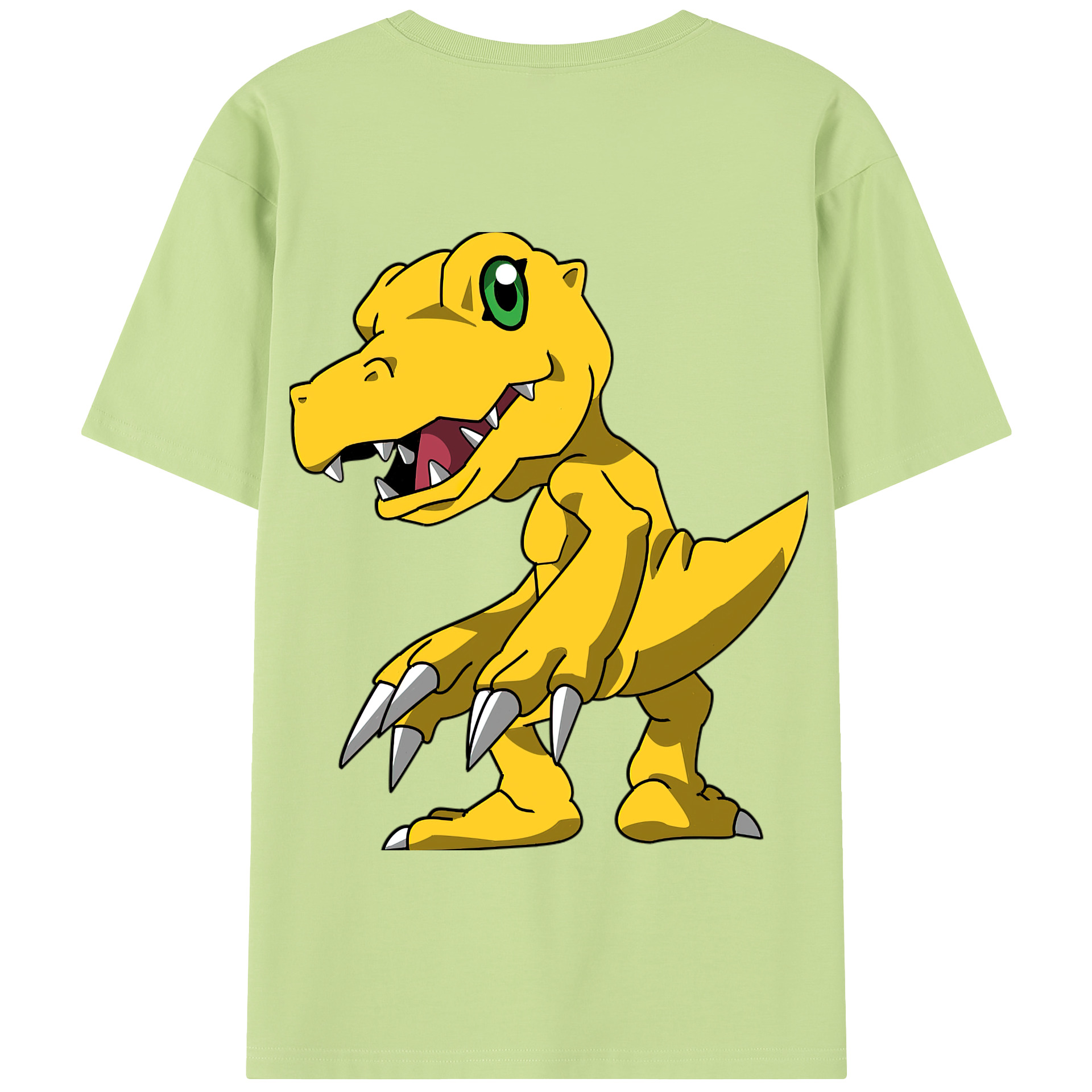 （画像用） Digimon デジタルモンスター/デジモン 綿100％半袖Tシャツ（背面プリント）